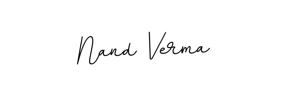 Check out images of Autograph of Nand Verma name. Actor Nand Verma Signature Style. BallpointsItalic-DORy9 is a professional sign style online. Nand Verma signature style 11 images and pictures png