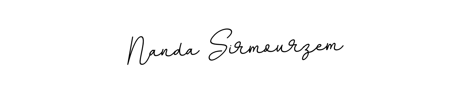 Nanda Sirmourzem stylish signature style. Best Handwritten Sign (BallpointsItalic-DORy9) for my name. Handwritten Signature Collection Ideas for my name Nanda Sirmourzem. Nanda Sirmourzem signature style 11 images and pictures png