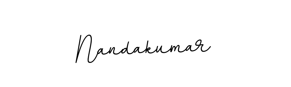 Nandakumar stylish signature style. Best Handwritten Sign (BallpointsItalic-DORy9) for my name. Handwritten Signature Collection Ideas for my name Nandakumar. Nandakumar signature style 11 images and pictures png