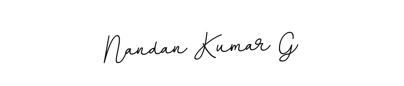How to make Nandan Kumar G signature? BallpointsItalic-DORy9 is a professional autograph style. Create handwritten signature for Nandan Kumar G name. Nandan Kumar G signature style 11 images and pictures png