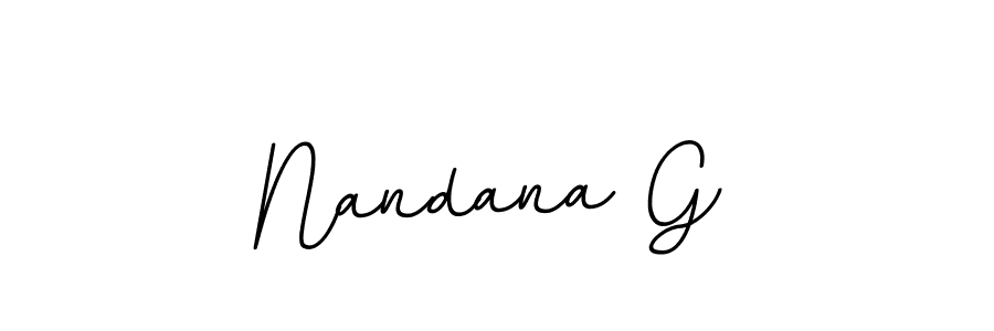 if you are searching for the best signature style for your name Nandana G. so please give up your signature search. here we have designed multiple signature styles  using BallpointsItalic-DORy9. Nandana G signature style 11 images and pictures png