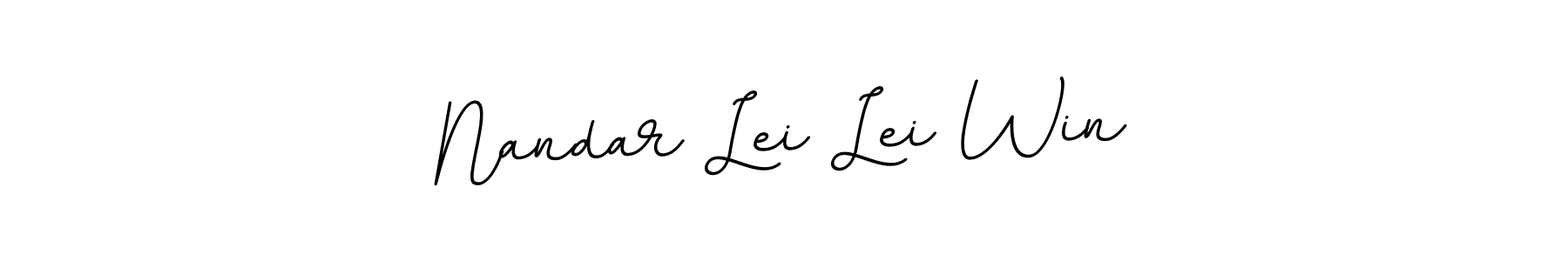 Check out images of Autograph of Nandar Lei Lei Win name. Actor Nandar Lei Lei Win Signature Style. BallpointsItalic-DORy9 is a professional sign style online. Nandar Lei Lei Win signature style 11 images and pictures png