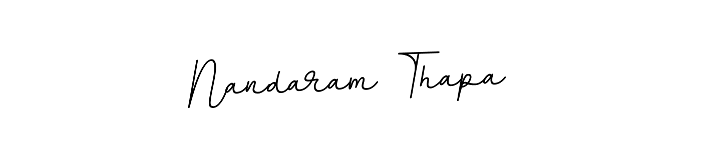 Design your own signature with our free online signature maker. With this signature software, you can create a handwritten (BallpointsItalic-DORy9) signature for name Nandaram Thapa. Nandaram Thapa signature style 11 images and pictures png