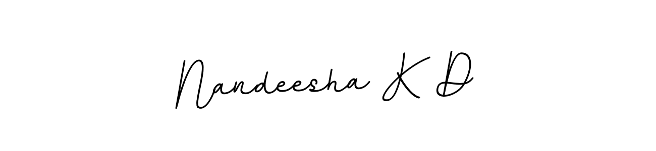 Here are the top 10 professional signature styles for the name Nandeesha K D. These are the best autograph styles you can use for your name. Nandeesha K D signature style 11 images and pictures png