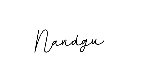 Nandgu stylish signature style. Best Handwritten Sign (BallpointsItalic-DORy9) for my name. Handwritten Signature Collection Ideas for my name Nandgu. Nandgu signature style 11 images and pictures png