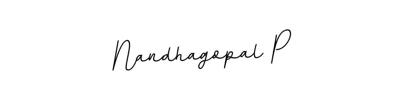 Make a beautiful signature design for name Nandhagopal P. Use this online signature maker to create a handwritten signature for free. Nandhagopal P signature style 11 images and pictures png