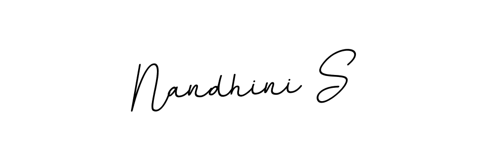 Nandhini S stylish signature style. Best Handwritten Sign (BallpointsItalic-DORy9) for my name. Handwritten Signature Collection Ideas for my name Nandhini S. Nandhini S signature style 11 images and pictures png