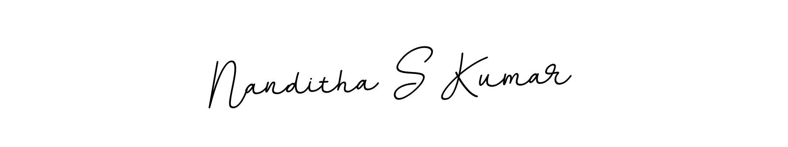 It looks lik you need a new signature style for name Nanditha S Kumar. Design unique handwritten (BallpointsItalic-DORy9) signature with our free signature maker in just a few clicks. Nanditha S Kumar signature style 11 images and pictures png