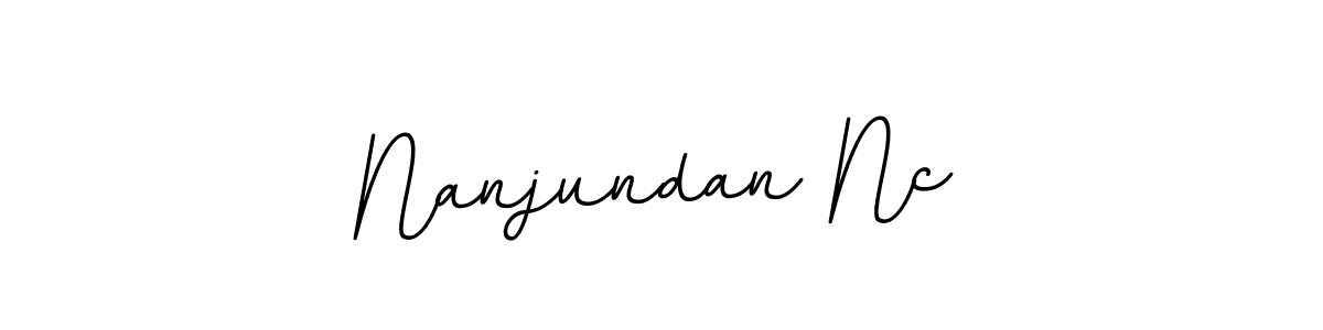 Use a signature maker to create a handwritten signature online. With this signature software, you can design (BallpointsItalic-DORy9) your own signature for name Nanjundan Nc. Nanjundan Nc signature style 11 images and pictures png