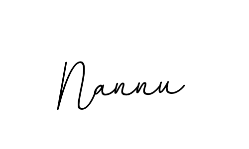 Make a beautiful signature design for name Nannu. With this signature (BallpointsItalic-DORy9) style, you can create a handwritten signature for free. Nannu signature style 11 images and pictures png