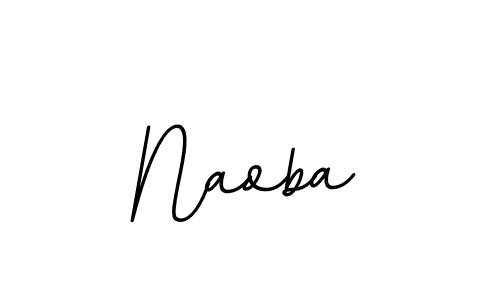 Design your own signature with our free online signature maker. With this signature software, you can create a handwritten (BallpointsItalic-DORy9) signature for name Naoba. Naoba signature style 11 images and pictures png