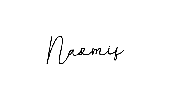 Create a beautiful signature design for name Naomif. With this signature (BallpointsItalic-DORy9) fonts, you can make a handwritten signature for free. Naomif signature style 11 images and pictures png