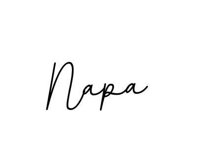 Use a signature maker to create a handwritten signature online. With this signature software, you can design (BallpointsItalic-DORy9) your own signature for name Napa. Napa signature style 11 images and pictures png