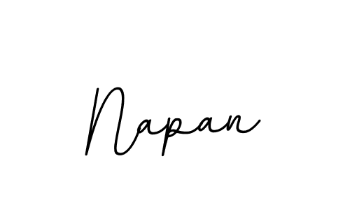 You should practise on your own different ways (BallpointsItalic-DORy9) to write your name (Napan) in signature. don't let someone else do it for you. Napan signature style 11 images and pictures png