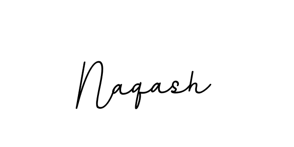 Use a signature maker to create a handwritten signature online. With this signature software, you can design (BallpointsItalic-DORy9) your own signature for name Naqash. Naqash signature style 11 images and pictures png