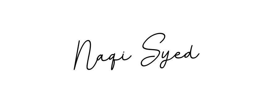 Use a signature maker to create a handwritten signature online. With this signature software, you can design (BallpointsItalic-DORy9) your own signature for name Naqi Syed. Naqi Syed signature style 11 images and pictures png