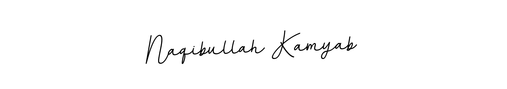 It looks lik you need a new signature style for name Naqibullah Kamyab. Design unique handwritten (BallpointsItalic-DORy9) signature with our free signature maker in just a few clicks. Naqibullah Kamyab signature style 11 images and pictures png