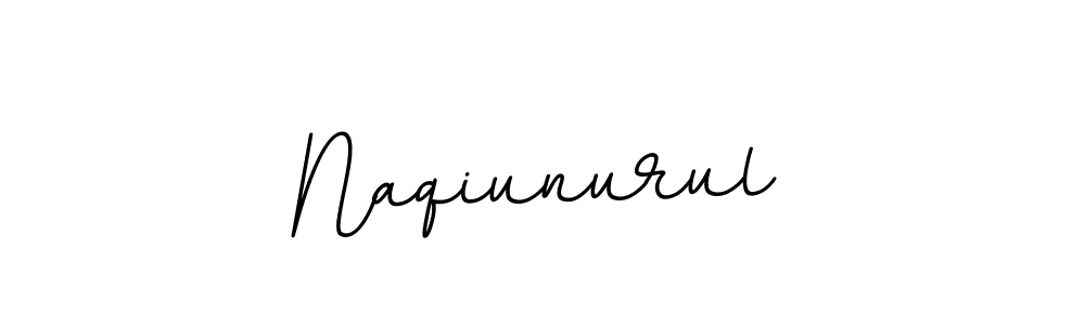 How to make Naqiunurul name signature. Use BallpointsItalic-DORy9 style for creating short signs online. This is the latest handwritten sign. Naqiunurul signature style 11 images and pictures png