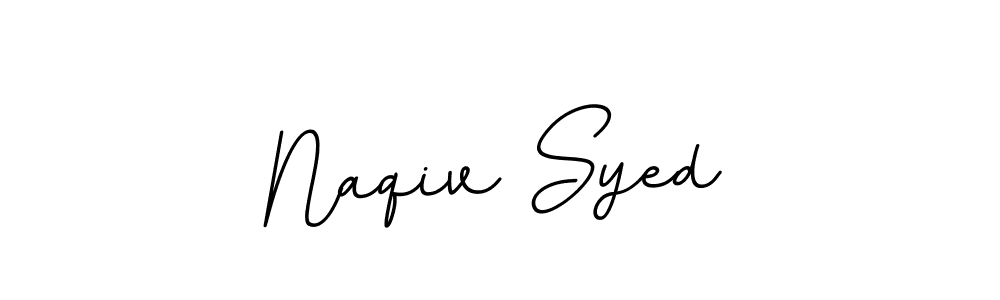 Make a beautiful signature design for name Naqiv Syed. With this signature (BallpointsItalic-DORy9) style, you can create a handwritten signature for free. Naqiv Syed signature style 11 images and pictures png