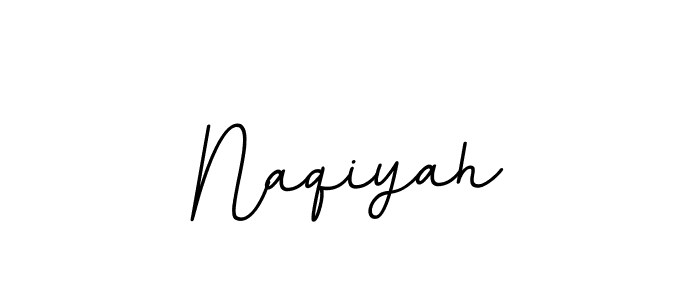 Make a beautiful signature design for name Naqiyah. With this signature (BallpointsItalic-DORy9) style, you can create a handwritten signature for free. Naqiyah signature style 11 images and pictures png