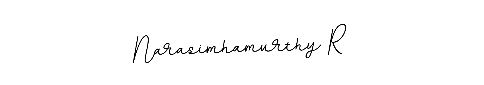 It looks lik you need a new signature style for name Narasimhamurthy R. Design unique handwritten (BallpointsItalic-DORy9) signature with our free signature maker in just a few clicks. Narasimhamurthy R signature style 11 images and pictures png