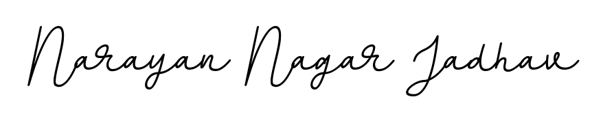 Create an unforgettable impression when signing with Narayan Nagar Jadhav name styled in BallpointsItalic-DORy9 typography. 100% free online generator. Narayan Nagar Jadhav signature style 11 images and pictures png