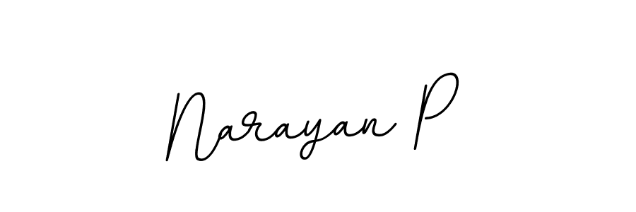 Narayan P stylish signature style. Best Handwritten Sign (BallpointsItalic-DORy9) for my name. Handwritten Signature Collection Ideas for my name Narayan P. Narayan P signature style 11 images and pictures png