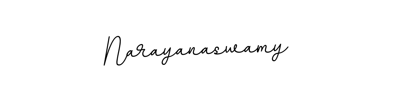 Use a signature maker to create a handwritten signature online. With this signature software, you can design (BallpointsItalic-DORy9) your own signature for name Narayanaswamy. Narayanaswamy signature style 11 images and pictures png