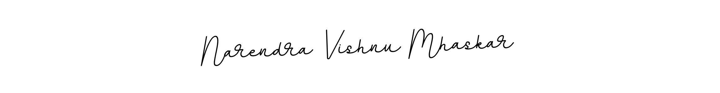 Narendra Vishnu Mhaskar stylish signature style. Best Handwritten Sign (BallpointsItalic-DORy9) for my name. Handwritten Signature Collection Ideas for my name Narendra Vishnu Mhaskar. Narendra Vishnu Mhaskar signature style 11 images and pictures png