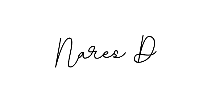 Create a beautiful signature design for name Nares D. With this signature (BallpointsItalic-DORy9) fonts, you can make a handwritten signature for free. Nares D signature style 11 images and pictures png