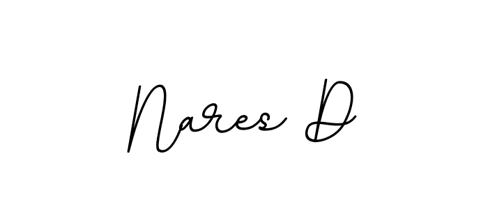 Create a beautiful signature design for name Nares D. With this signature (BallpointsItalic-DORy9) fonts, you can make a handwritten signature for free. Nares D signature style 11 images and pictures png