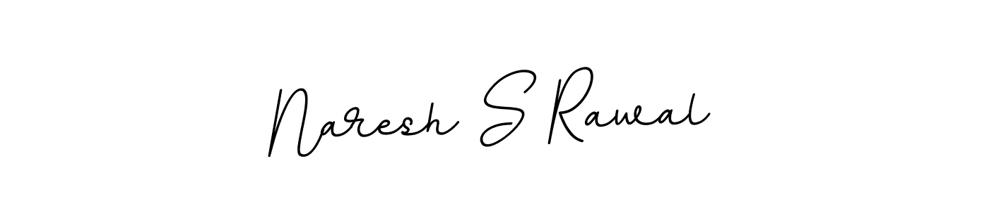 Make a beautiful signature design for name Naresh S Rawal. With this signature (BallpointsItalic-DORy9) style, you can create a handwritten signature for free. Naresh S Rawal signature style 11 images and pictures png