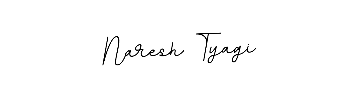 Use a signature maker to create a handwritten signature online. With this signature software, you can design (BallpointsItalic-DORy9) your own signature for name Naresh Tyagi. Naresh Tyagi signature style 11 images and pictures png