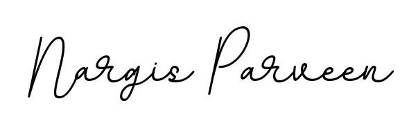 Try this chic Nargis Parveen handwritten sign style. Using BallpointsItalic-DORy9 font elements, it gives your name a sleek, memorable identity. Nargis Parveen signature style 11 images and pictures png