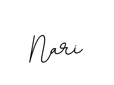 You should practise on your own different ways (BallpointsItalic-DORy9) to write your name (Nari) in signature. don't let someone else do it for you. Nari signature style 11 images and pictures png