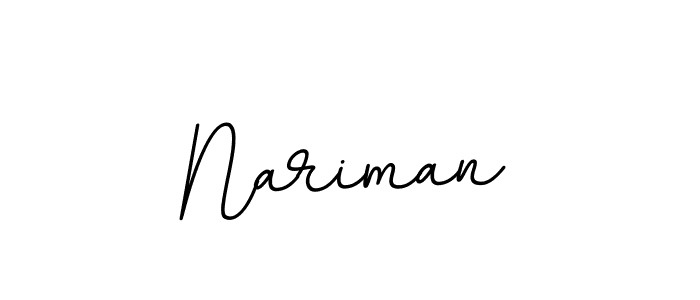 Design your own signature with our free online signature maker. With this signature software, you can create a handwritten (BallpointsItalic-DORy9) signature for name Nariman. Nariman signature style 11 images and pictures png