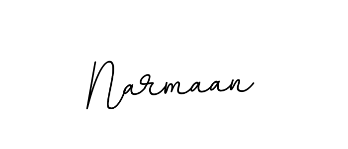 How to make Narmaan name signature. Use BallpointsItalic-DORy9 style for creating short signs online. This is the latest handwritten sign. Narmaan signature style 11 images and pictures png