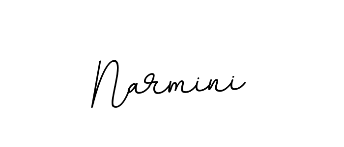 Design your own signature with our free online signature maker. With this signature software, you can create a handwritten (BallpointsItalic-DORy9) signature for name Narmini. Narmini signature style 11 images and pictures png