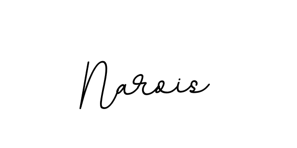 Make a beautiful signature design for name Narois. With this signature (BallpointsItalic-DORy9) style, you can create a handwritten signature for free. Narois signature style 11 images and pictures png