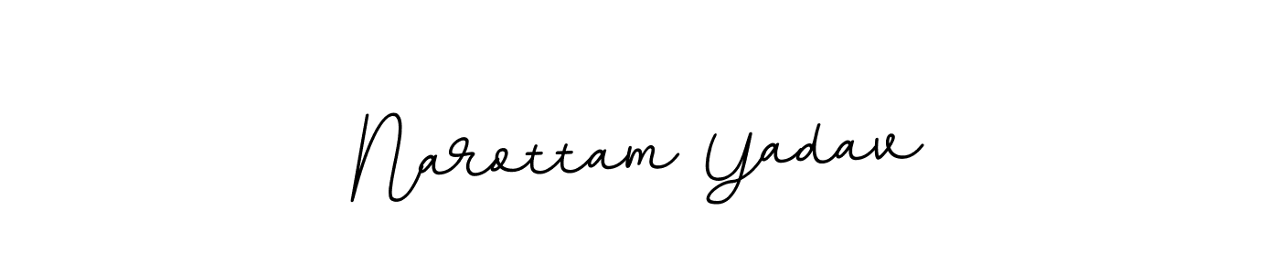 Make a beautiful signature design for name Narottam Yadav. With this signature (BallpointsItalic-DORy9) style, you can create a handwritten signature for free. Narottam Yadav signature style 11 images and pictures png