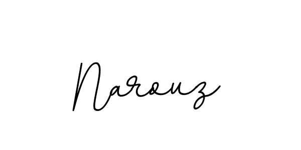 How to make Narouz name signature. Use BallpointsItalic-DORy9 style for creating short signs online. This is the latest handwritten sign. Narouz signature style 11 images and pictures png