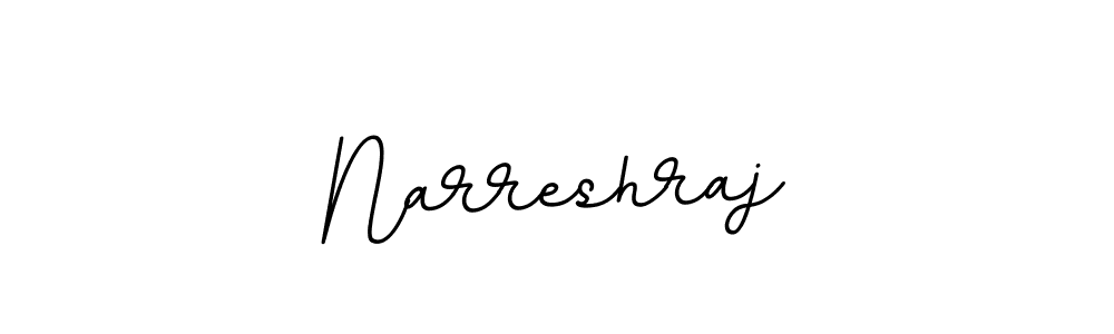 The best way (BallpointsItalic-DORy9) to make a short signature is to pick only two or three words in your name. The name Narreshraj include a total of six letters. For converting this name. Narreshraj signature style 11 images and pictures png