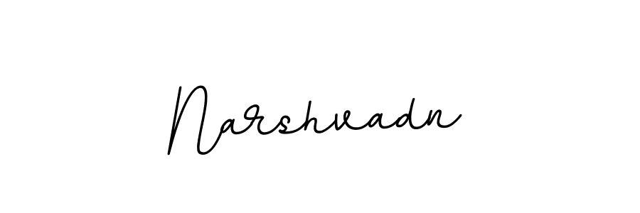 Use a signature maker to create a handwritten signature online. With this signature software, you can design (BallpointsItalic-DORy9) your own signature for name Narshvadn. Narshvadn signature style 11 images and pictures png