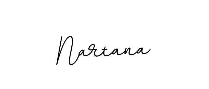 Similarly BallpointsItalic-DORy9 is the best handwritten signature design. Signature creator online .You can use it as an online autograph creator for name Nartana. Nartana signature style 11 images and pictures png