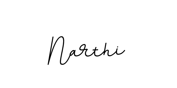 Use a signature maker to create a handwritten signature online. With this signature software, you can design (BallpointsItalic-DORy9) your own signature for name Narthi. Narthi signature style 11 images and pictures png