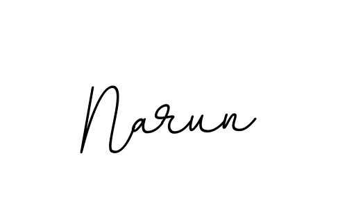 Narun stylish signature style. Best Handwritten Sign (BallpointsItalic-DORy9) for my name. Handwritten Signature Collection Ideas for my name Narun. Narun signature style 11 images and pictures png