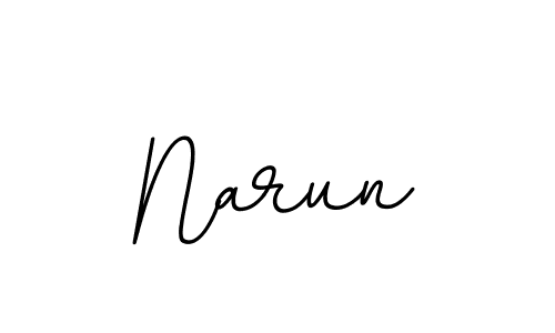 Narun stylish signature style. Best Handwritten Sign (BallpointsItalic-DORy9) for my name. Handwritten Signature Collection Ideas for my name Narun. Narun signature style 11 images and pictures png