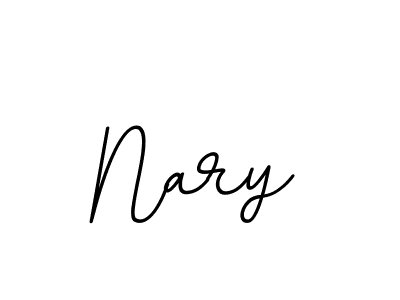 Create a beautiful signature design for name Nary. With this signature (BallpointsItalic-DORy9) fonts, you can make a handwritten signature for free. Nary signature style 11 images and pictures png