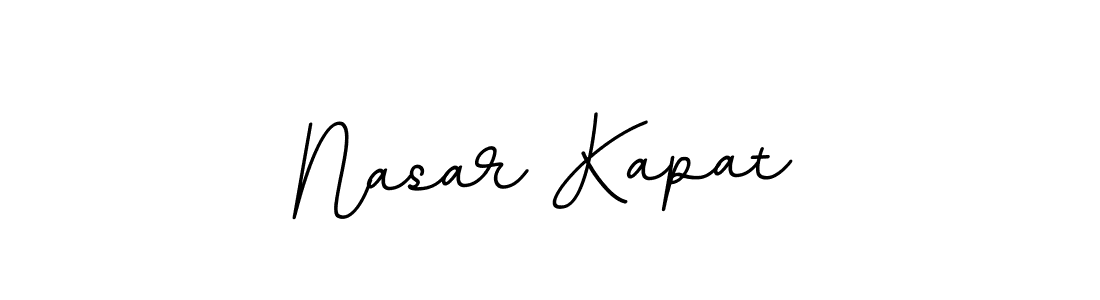 Make a beautiful signature design for name Nasar Kapat. Use this online signature maker to create a handwritten signature for free. Nasar Kapat signature style 11 images and pictures png