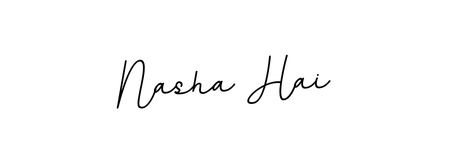 Once you've used our free online signature maker to create your best signature BallpointsItalic-DORy9 style, it's time to enjoy all of the benefits that Nasha Hai name signing documents. Nasha Hai signature style 11 images and pictures png